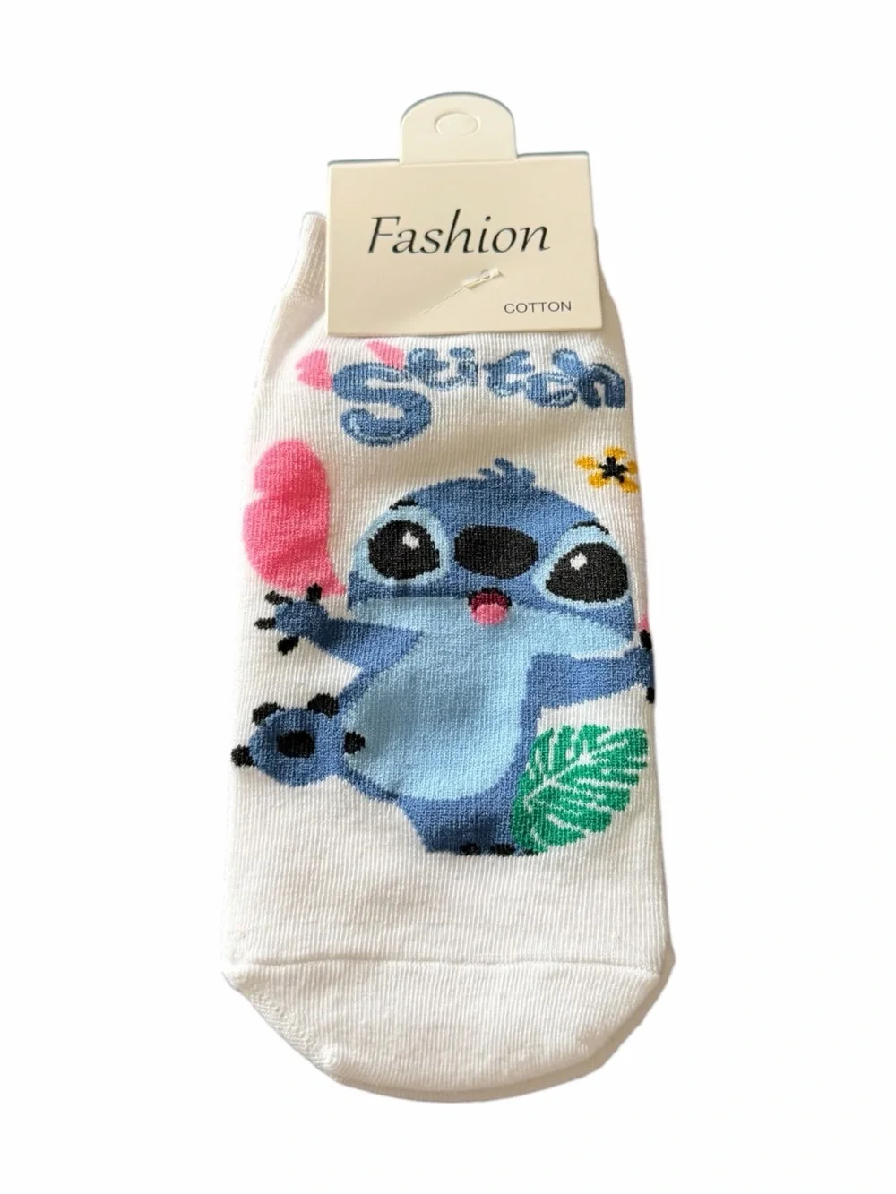 NWT-Stitch Ankle Socks Trio in Blue, Black & White